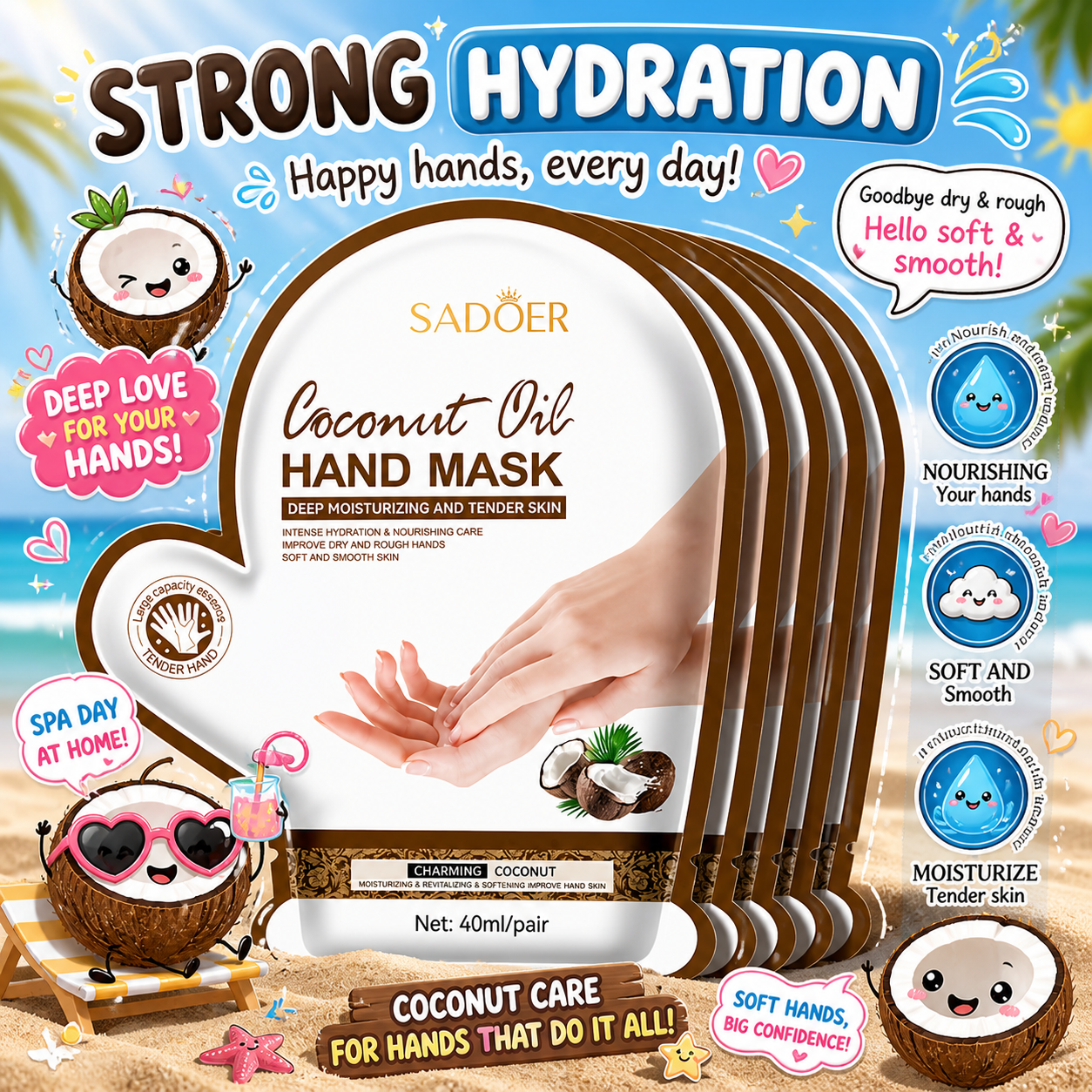Vegan Hand & Foot Masque
